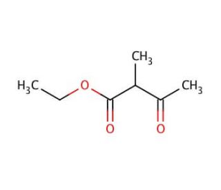 Ethyl 2-methylacetoacetate (CAS 609-14-3) - chemical structure image