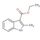 Ethyl 2-methylindole-3-carboxylate (CAS 53855-47-3) - chemical structure image