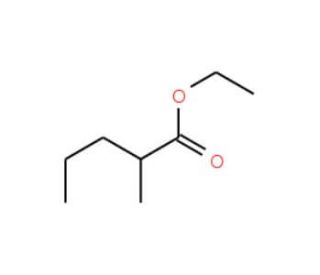 Ethyl 2-methylpentanoate (CAS 39255-32-8) - chemical structure image