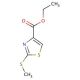 Ethyl 2-(methylthio)-1,3-thiazole-4-carboxylate - chemical structure image