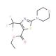 Ethyl 2-(morpholin-4-yl)-4-trifluoromethyl-1,3-thiazole-5-carboxylate - chemical structure image