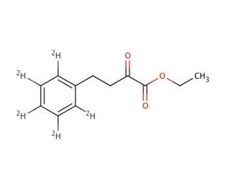 Ethyl 2-Oxo-4-phenylbutyrate d5 (CAS 1189911-53-2) - chemical structure image