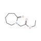 ethyl (2-oxoazepan-1-yl)acetate (CAS 61516-76-5) - chemical structure image