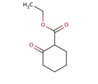 Ethyl 2-oxocyclohexanecarboxylate (CAS 1655-07-8) - chemical structure image