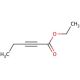 Ethyl 2-pentynoate (CAS 55314-57-3) - chemical structure image