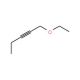 Ethyl 2-pentynyl ether (CAS 20635-10-3) - chemical structure image