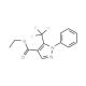 Ethyl 2-phenyl-3-(trifluoromethyl)-1H-pyrazole-4-carboxylate (CAS 112055-34-2) - chemical structure image