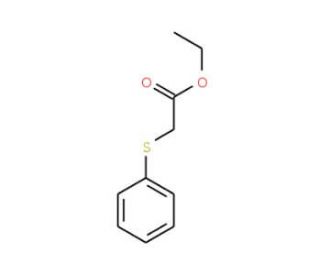 Ethyl 2-(phenylthio)acetate (CAS 7605-25-6) - chemical structure image