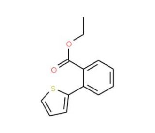 Ethyl 2-thien-2-ylbenzoate (CAS 6072-48-6) - chemical structure image