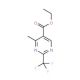 Ethyl 2-(trifluoromethyl)-4-methyl-5-pyrimidine carboxylate (CAS 306960-67-8) - chemical structure image