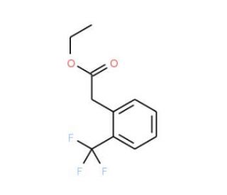 Ethyl 2-(trifluoromethyl)phenylacetate (CAS 81580-50-9) - chemical structure image