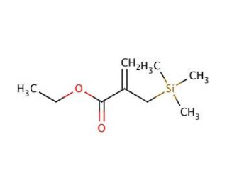 Ethyl 2-(trimethylsilylmethyl)acrylate (CAS 74976-84-4) - chemical structure image