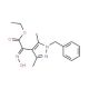 Ethyl (2E)-(1-benzyl-3,5-dimethyl-1H-pyrazol-4-yl)(hydroxyimino)acetate - chemical structure image