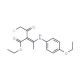 Ethyl (2E)-2-(chloroacetyl)-3-[(4-ethoxyphenyl)amino]but-2-enoate - chemical structure image