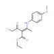 Ethyl (2E)-2-(chloroacetyl)-3-[(4-methoxyphenyl)amino]but-2-enoate - chemical structure image