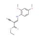 ethyl (2E)-2-cyano-3-[(2,4-dimethoxyphenyl)amino]prop-2-enoate - chemical structure image