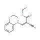 Ethyl (2E)-2-cyano-3-[(2-ethoxyphenyl)amino]prop-2-enoate - chemical structure image