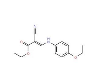 ethyl (2E)-2-cyano-3-[(4-ethoxyphenyl)amino]prop-2-enoate - chemical structure image