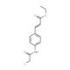 ethyl (2E)-3-{4-[(chloroacetyl)amino]phenyl}acrylate - chemical structure image