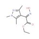 Ethyl (2E)-(hydroxyimino)(1,3,5-trimethyl-1H-pyrazol-4-yl)acetate - chemical structure image