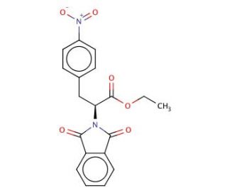 ethyl (2R)-2-(1,3-dioxo-1,3-dihydro-2H-isoindol-2-yl)-3-(4-nitrophenyl)propanoate - chemical structure image