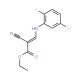 ethyl (2Z)-2-cyano-3-[(2,5-difluorophenyl)amino]prop-2-enoate - chemical structure image