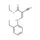 ethyl (2Z)-2-cyano-3-[(2-ethylphenyl)amino]acrylate - chemical structure image