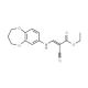 ethyl (2Z)-2-cyano-3-(3,4-dihydro-2H-1,5-benzodioxepin-7-ylamino)prop-2-enoate - chemical structure image