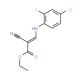 ethyl (2Z)-3-[(4-chloro-2-fluorophenyl)amino]-2-cyanoprop-2-enoate - chemical structure image