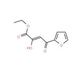 ethyl (2Z)-4-(2-furyl)-2-hydroxy-4-oxobut-2-enoate - chemical structure image