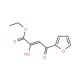 ethyl (2Z)-4-(2-furyl)-2-hydroxy-4-oxobut-2-enoate - chemical structure image