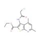 ethyl 3-[(chloroacetyl)amino]-4,6-dimethylthieno[2,3-b]pyridine-2-carboxylate - chemical structure image