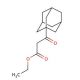 Ethyl 3-(1-adamantyl)-3-oxopropionate (CAS 19386-06-2) - chemical structure image