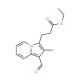ethyl 3-(1-formyl-2-methylindolizin-3-yl)propanoate - chemical structure image