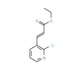 Ethyl 3-(2-chloro-3-pyridyl)acrylate (CAS 104830-08-2) - chemical structure image