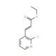 Ethyl 3-(2-chloro-3-pyridyl)acrylate (CAS 104830-08-2) - chemical structure image