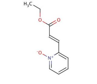 Ethyl 3-(2-Pyridinyl)acrylate, N-Oxide (CAS 259729-55-0) - chemical structure image