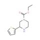 Ethyl 3-(2-thienyl)piperazine-1-carboxylate (CAS 85803-50-5) - chemical structure image