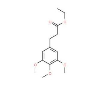 Ethyl 3-(3,4,5-trimethoxyphenyl)propionate (CAS 70311-20-5) - chemical structure image