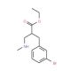 Ethyl 3-(3-bromo-phenyl)-2-methylaminomethyl-propionate - chemical structure image