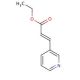 Ethyl 3-(3-Pyridyl)acrylate (CAS 59607-99-7) - chemical structure image