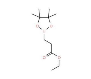 Ethyl 3-(4,4,5,5-tetramethyl-[1,3,2]dioxaborolan-2-yl) propionate (CAS 302577-73-7) - chemical structure image