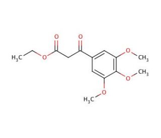Ethyl 3,4,5-trimethoxybenzoylacetate (CAS 3044-56-2) - chemical structure image