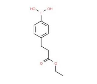 Ethyl 3-(4-boronophenyl)propionate (CAS 660440-57-3) - chemical structure image