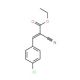 Ethyl 3-(4-chlorophenyl)-2-cyanoacrylate (CAS 2169-68-8) - chemical structure image