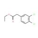 Ethyl 3,4-dichlorophenylacetate (CAS 6725-45-7) - chemical structure image