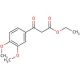 Ethyl 3,4-dimethoxybenzoylacetate (CAS 4687-37-0) - chemical structure image