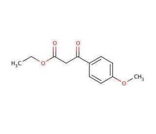 Ethyl 3-(4-methoxyphenyl)-3-oxopropionate (CAS 2881-83-6) - chemical structure image
