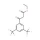 Ethyl [3,5-bis(trifluoromethyl)benzoyl]-acetate (CAS 175278-02-1) - chemical structure image