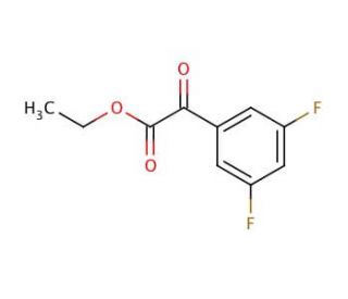 Ethyl 3,5-difluorobenzoylformate (CAS 208259-57-8) - chemical structure image